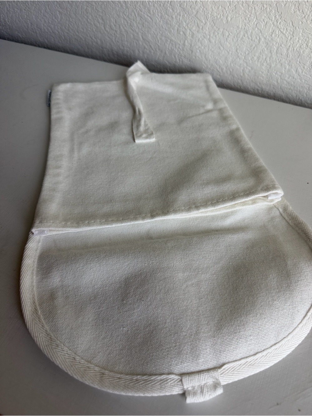Cozy Earth Cream Canvas Organizer Bag / Pouch